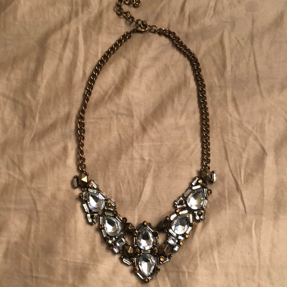 Gold and crystal costume Necklace